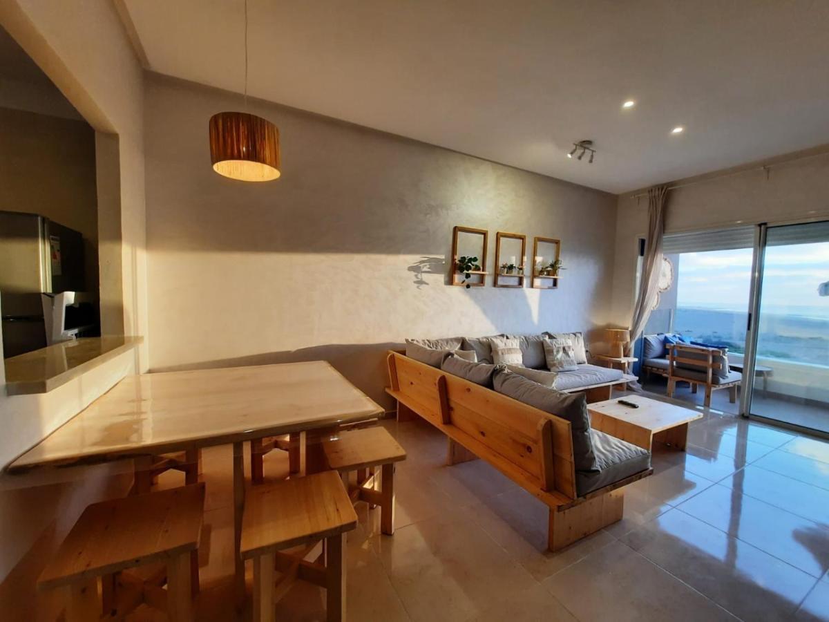 Sidi Rahal Blue View, Beachfront Wide Seaview With Pool Extérieur photo