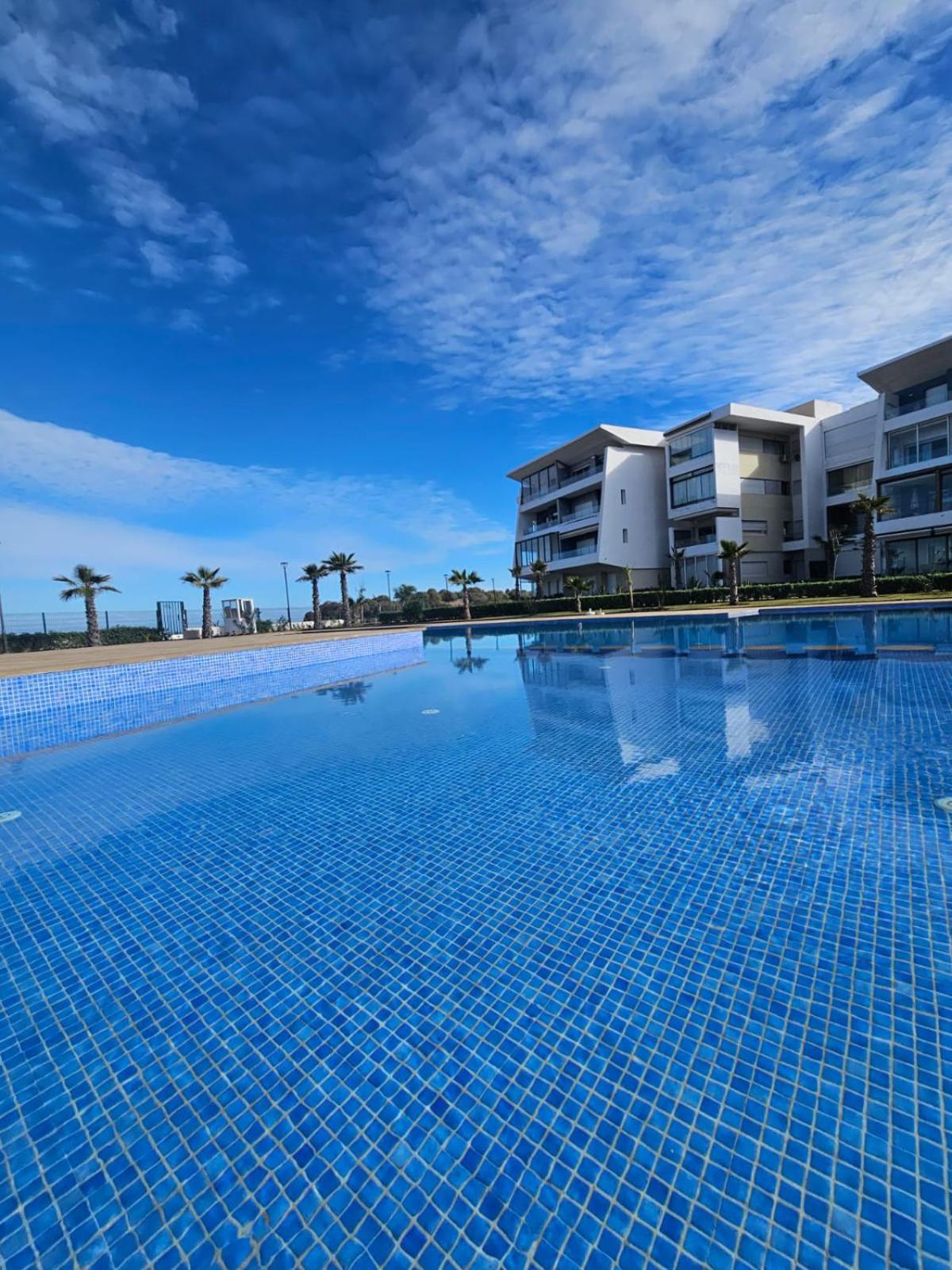 Sidi Rahal Blue View, Beachfront Wide Seaview With Pool Extérieur photo